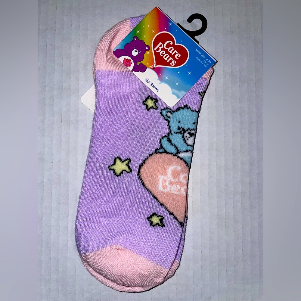 3/$15 Care Bear No show socks
